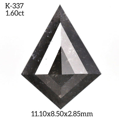 K337 - Salt and pepper kite diamond - Rubysta