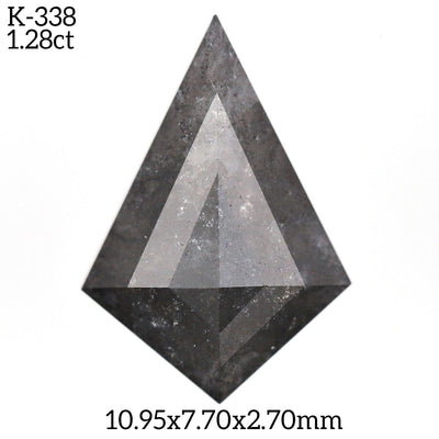 K338 - Salt and pepper kite diamond - Rubysta