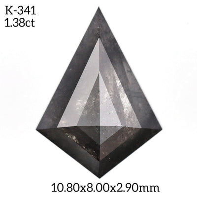 K341 - Salt and pepper kite diamond - Rubysta