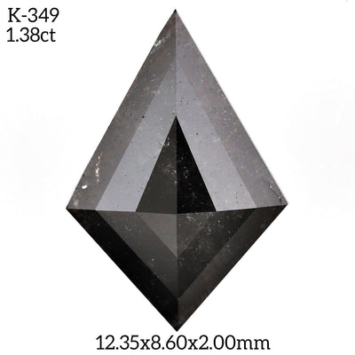 K349 - Salt and pepper kite diamond - Rubysta