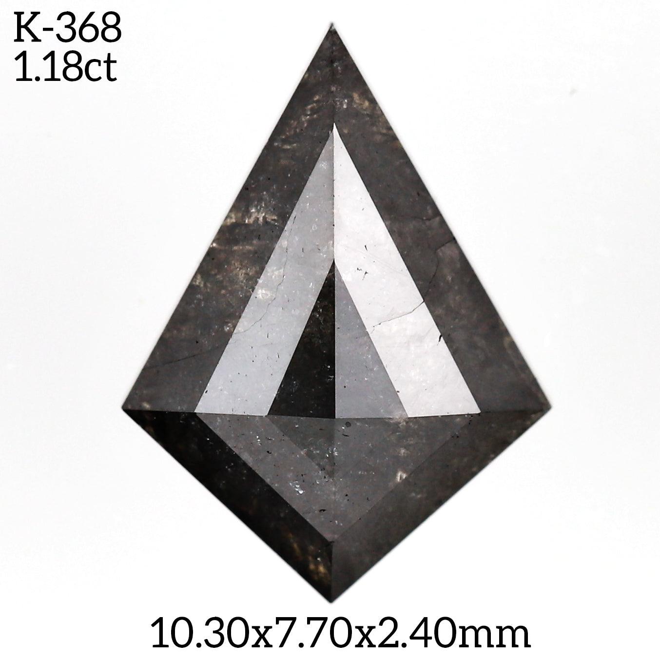 K368 - Salt and pepper kite diamond