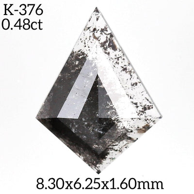K376 - Salt and pepper kite diamond - Rubysta