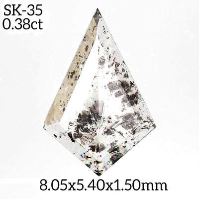 SK35 - Salt and pepper kite diamond - Rubysta