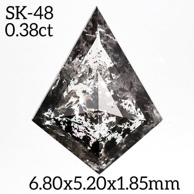 SK48 - Salt and pepper kite diamond - Rubysta