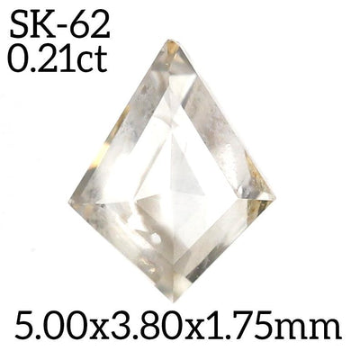SK62 - Salt and pepper kite diamond - Rubysta